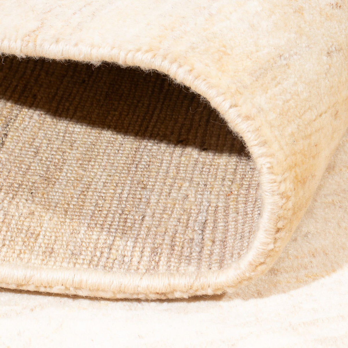 Gabbeh-matta - persisk - 190 x 151 cm - beige