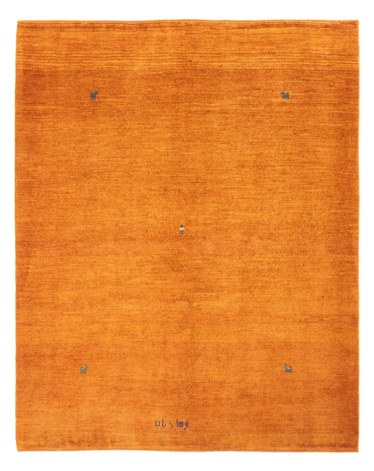 Gabbeh-matta - persisk - 199 x 149 cm - orange
