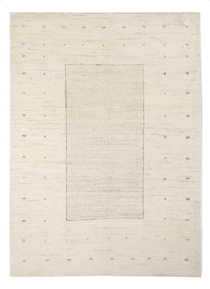 Gabbeh-matta - persisk - 192 x 140 cm - silver