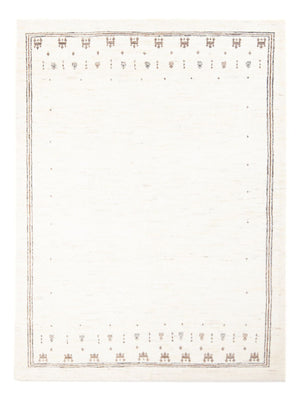 Gabbeh-matta - persisk - 198 x 150 cm - vit