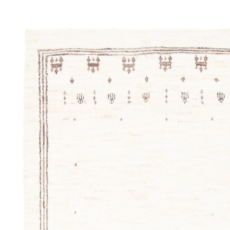 Gabbeh-matta - persisk - 198 x 150 cm - vit