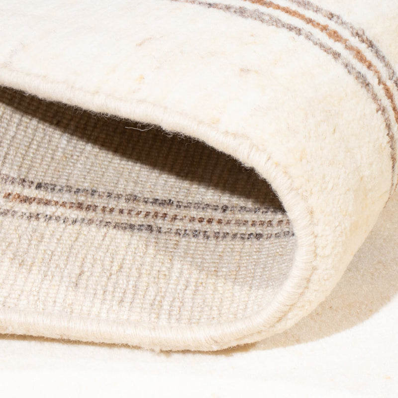 Gabbeh-matta - persisk - 198 x 150 cm - vit