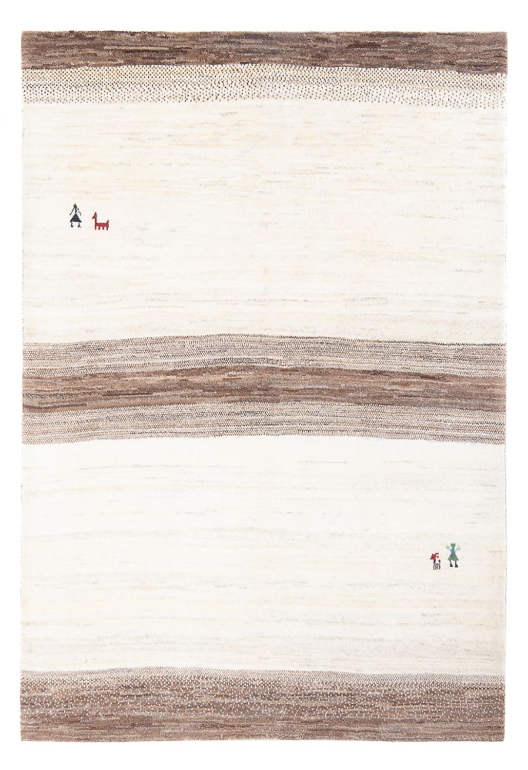 Gabbeh-matta - persisk - 205 x 147 cm - flerfärgad