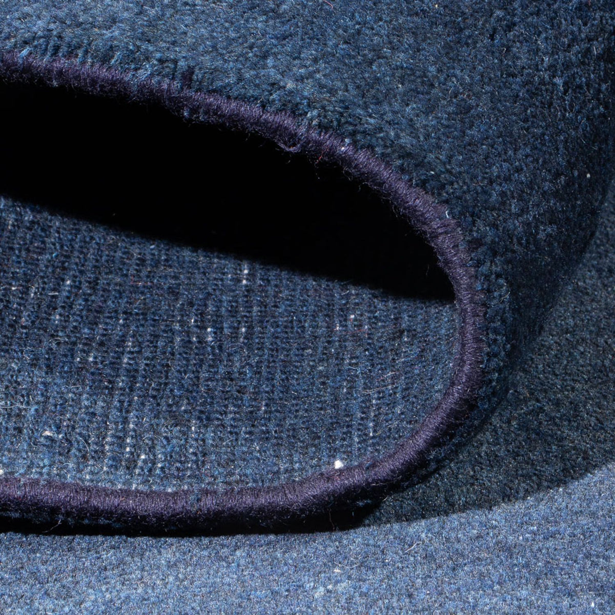 Gabbeh-matta - persisk - 190 x 147 cm - mörkblå