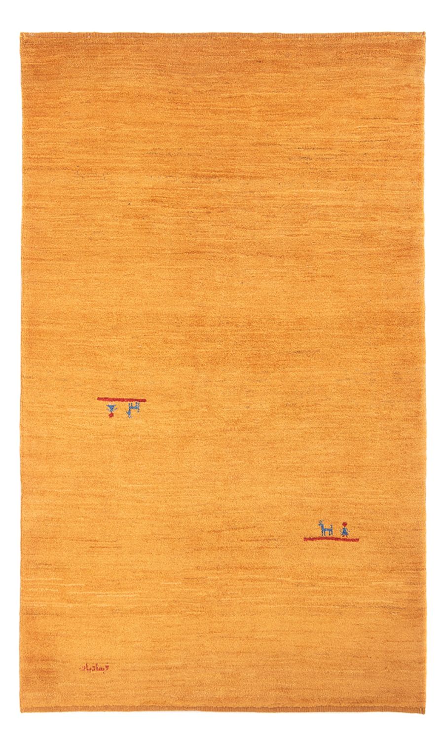 Gabbeh-matta - persisk - 196 x 118 cm - orange