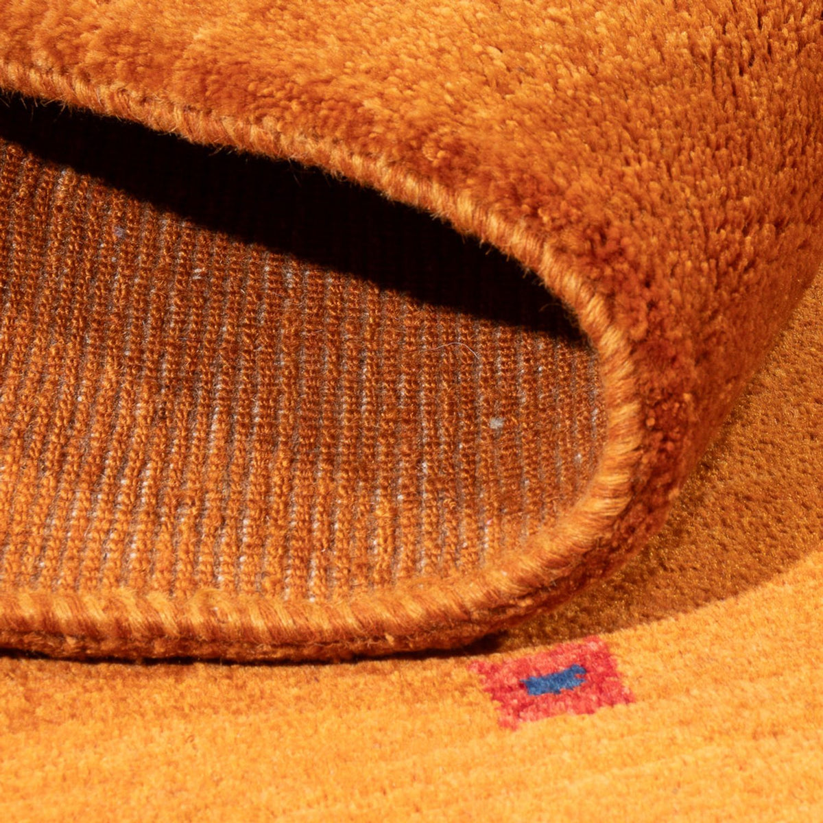 Gabbeh-matta - persisk - 201 x 150 cm - orange