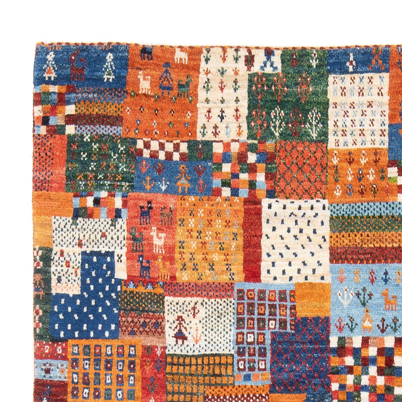 Persisk Gabbeh Mattan 198x148cm - Perserteppich Wollteppich