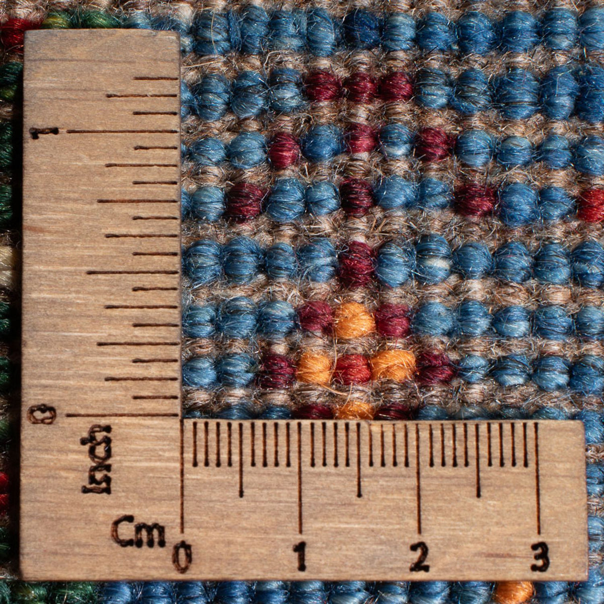 Gabbeh-matta - persisk - 198 x 148 cm - flerfärgad