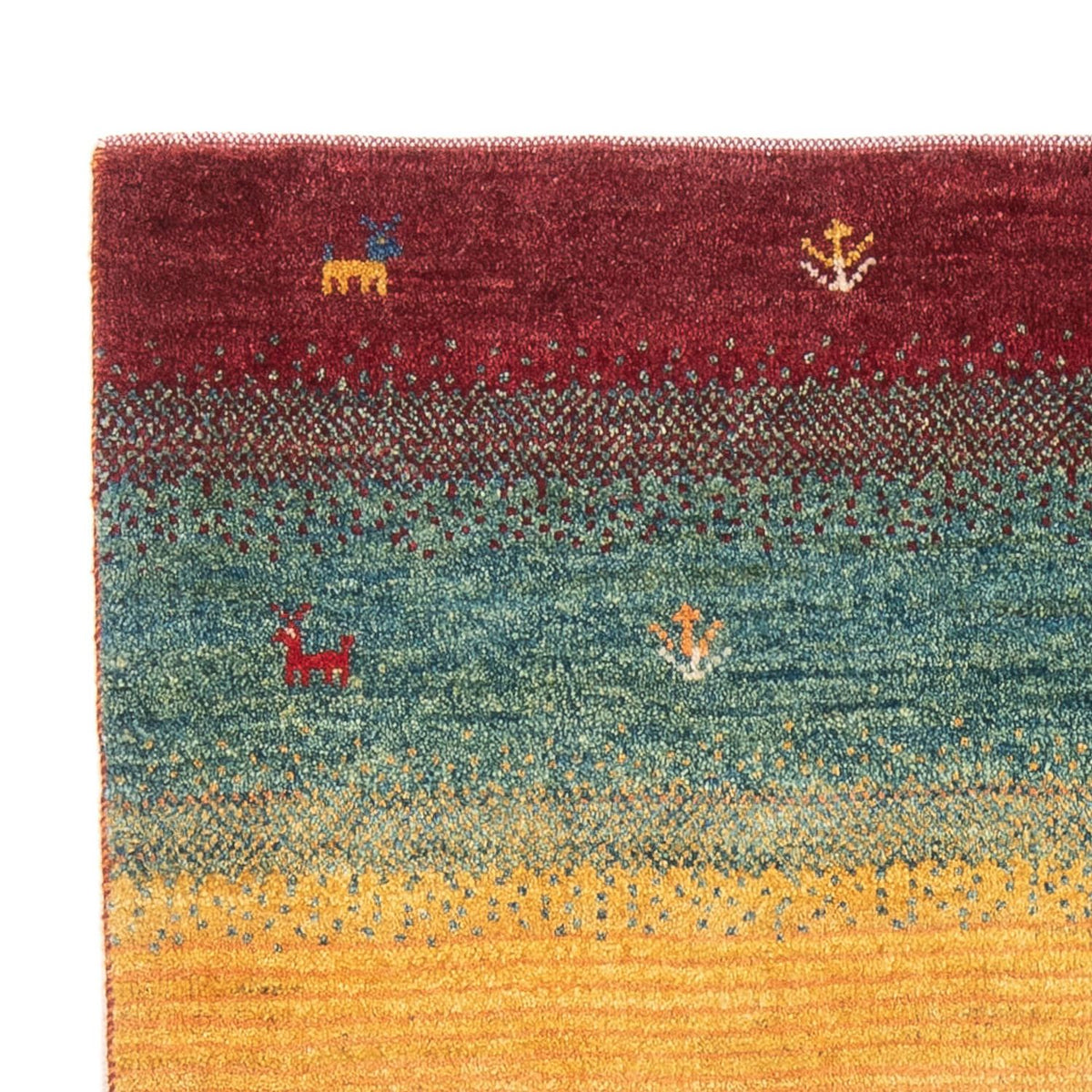 Persisk Gabbeh Mattan 108x152cm - Perserteppich Wollteppich