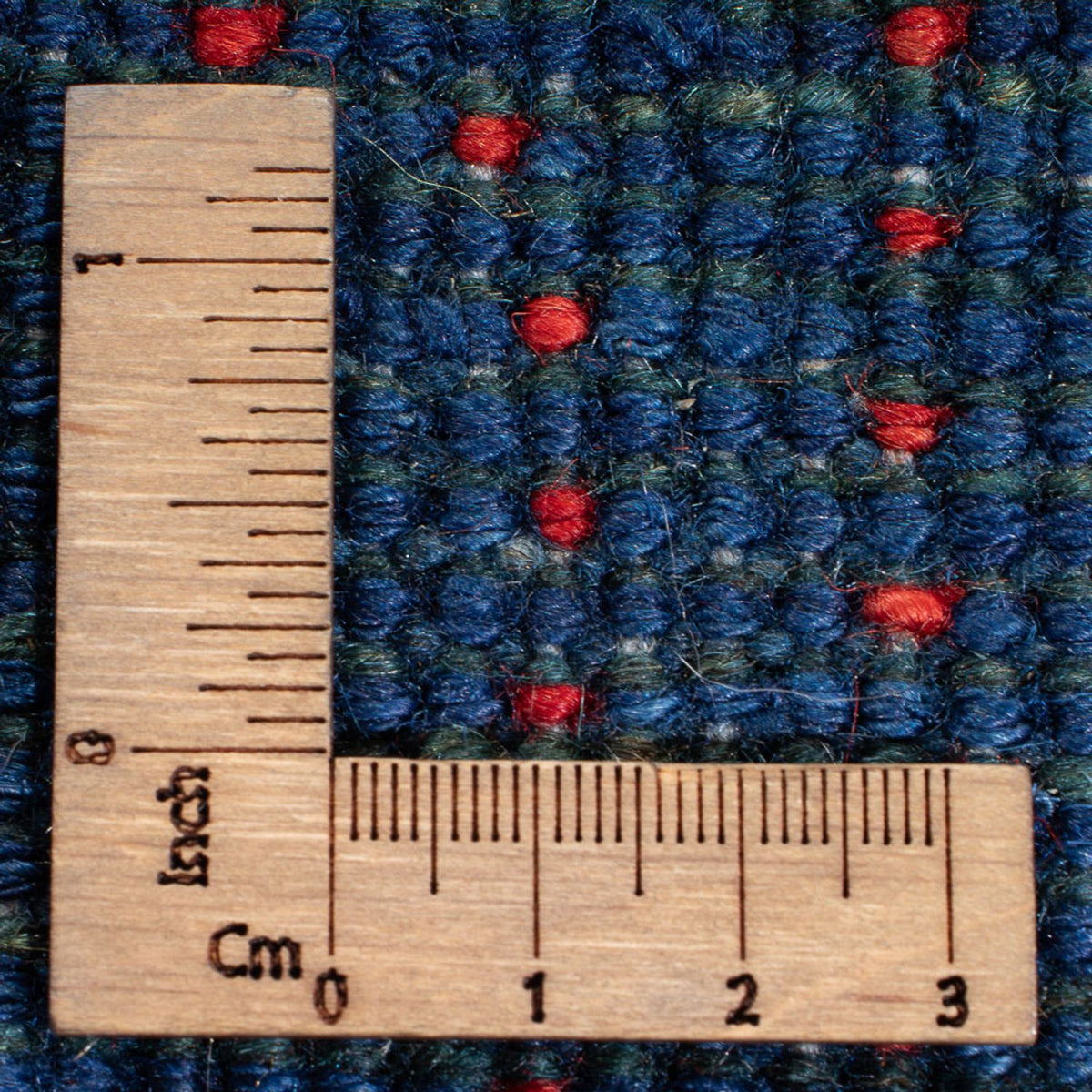 Gabbeh-matta - persisk - 200 x 140 cm - mörkblå