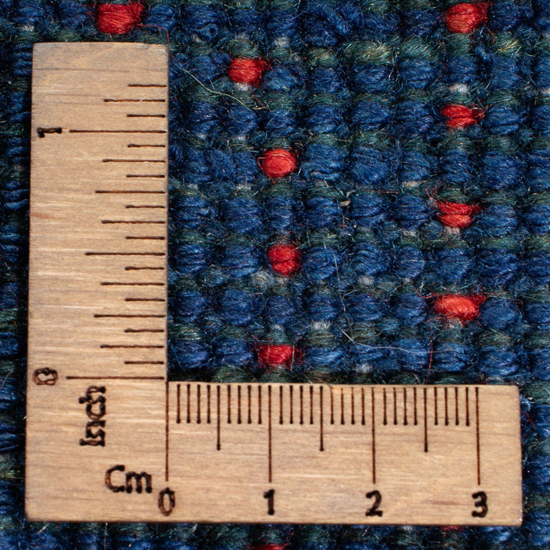 Gabbeh-matta - persisk - 200 x 140 cm - mörkblå