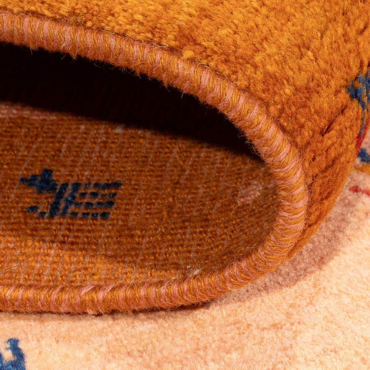 Gabbeh-matta - persisk - 149 x 99 cm - flerfärgad