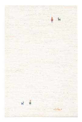 Gabbeh-matta - persisk - 150 x 104 cm - vit