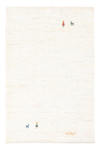 Gabbeh-matta - persisk - 150 x 104 cm - vit