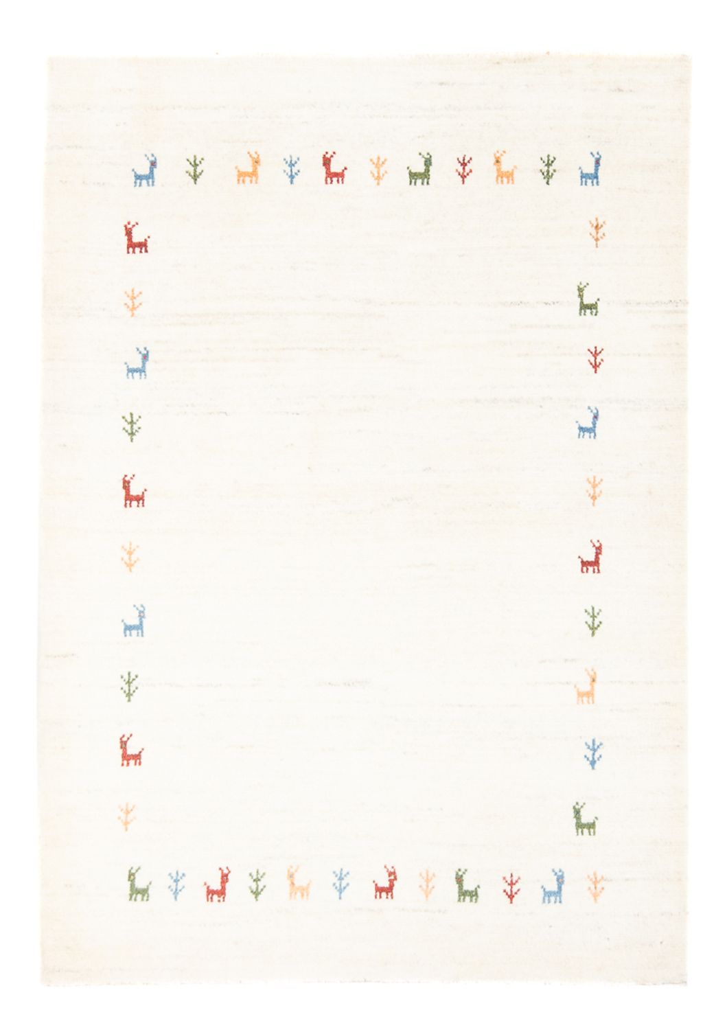 Gabbeh-matta - persisk - 148 x 104 cm - flerfärgad