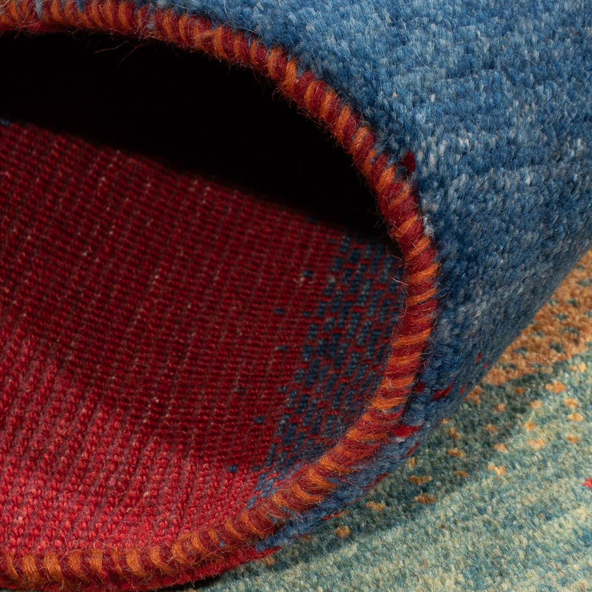 Gabbeh-matta - persisk - 151 x 104 cm - flerfärgad