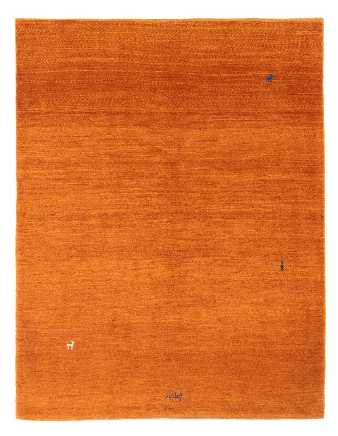 Gabbeh-matta - persisk - 189 x 151 cm - orange