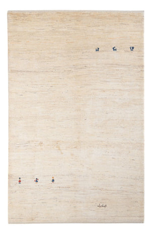 Gabbeh-matta - persisk - 202 x 138 cm - silver