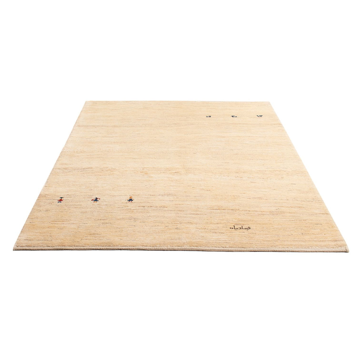 Gabbeh-matta - persisk - 202 x 138 cm - silver