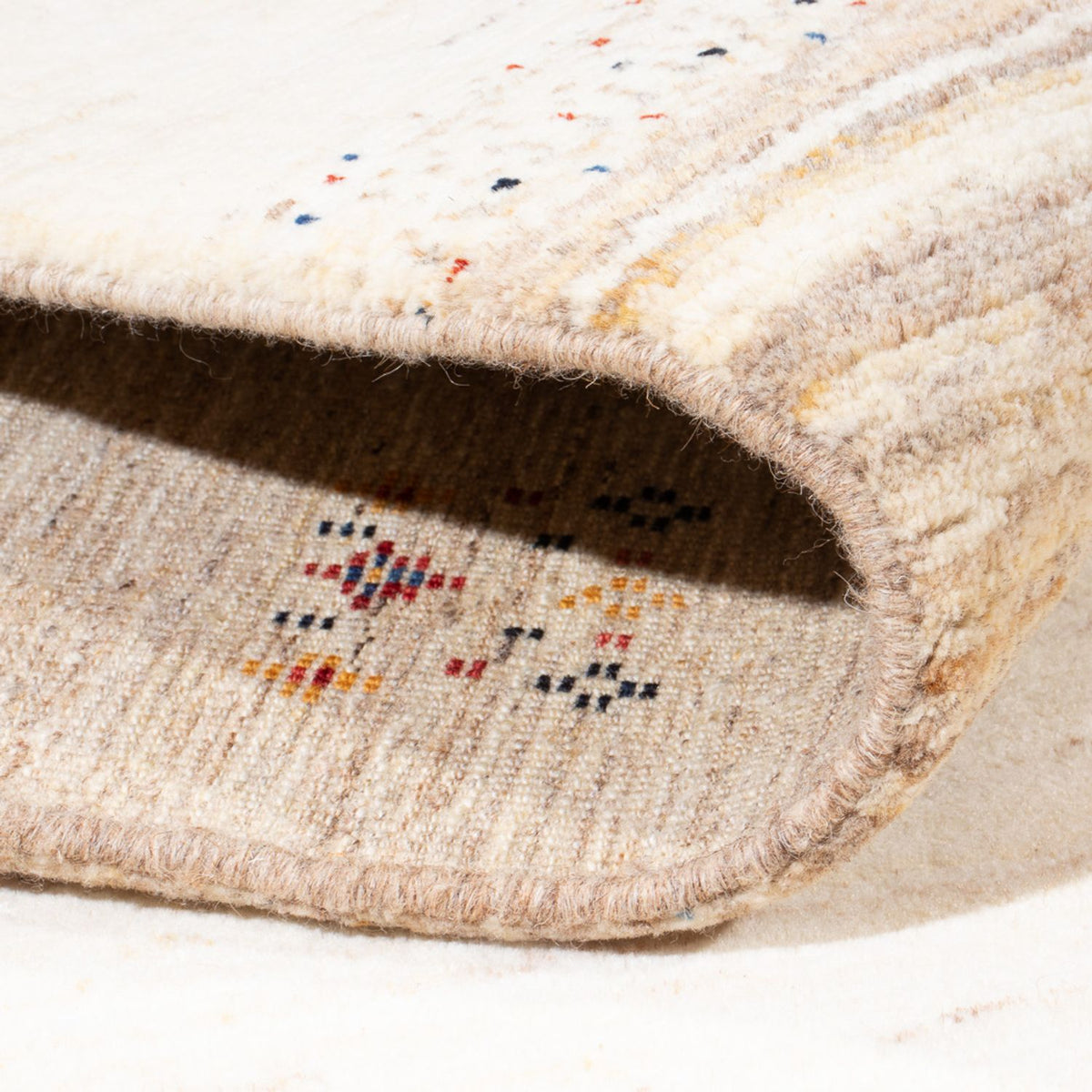 Gabbeh-matta - persisk - 209 x 150 cm - flerfärgad