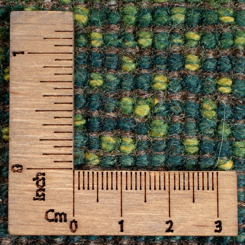 Gabbeh-matta - persisk - 204 x 148 cm - mörkgrön