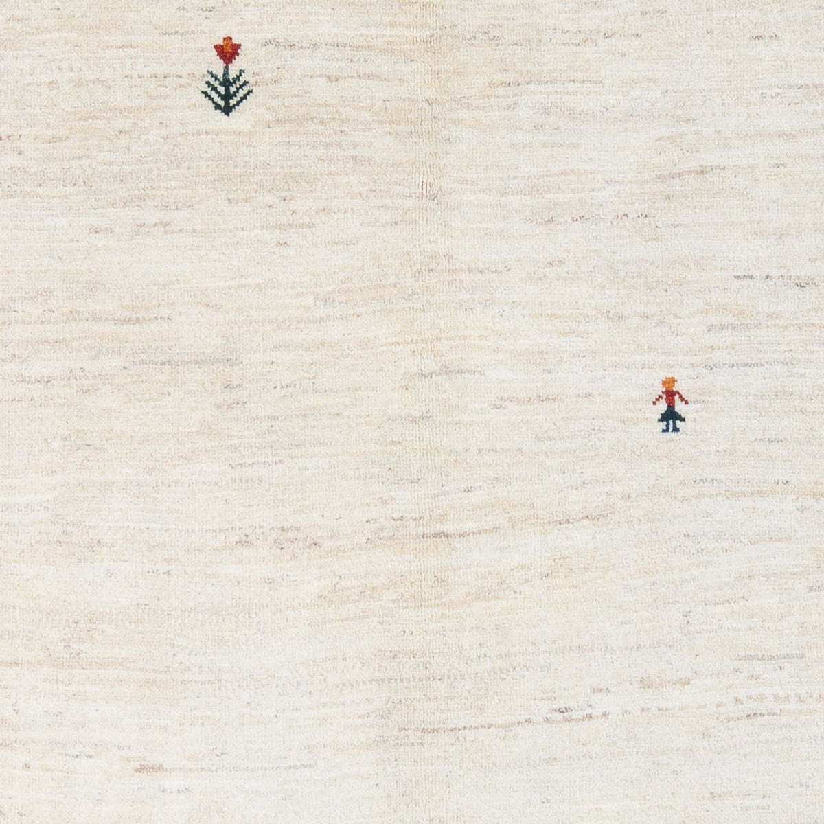 Gabbeh-matta - persisk - 207 x 155 cm - silver