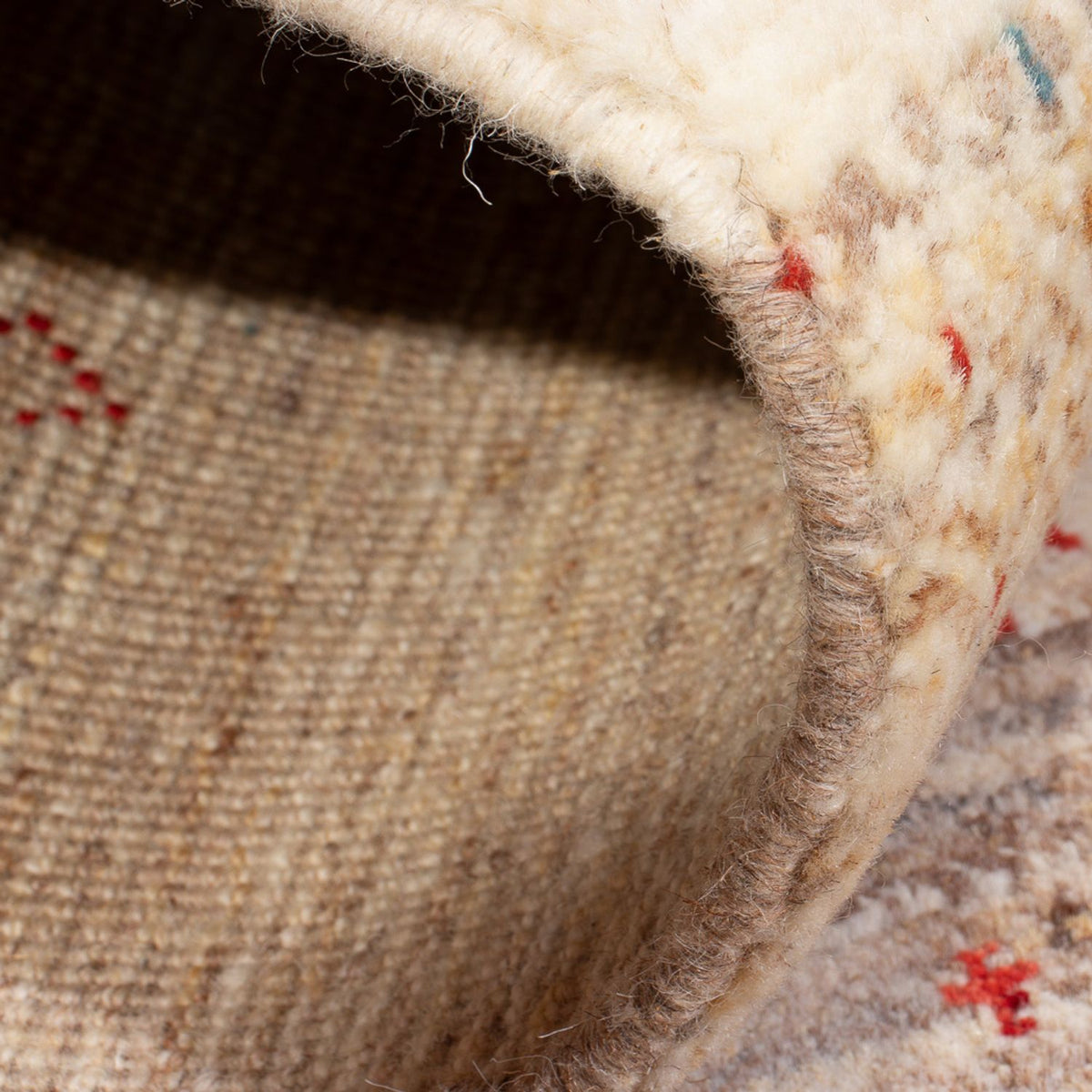 Gabbeh-matta - persisk - 146 x 101 cm - flerfärgad