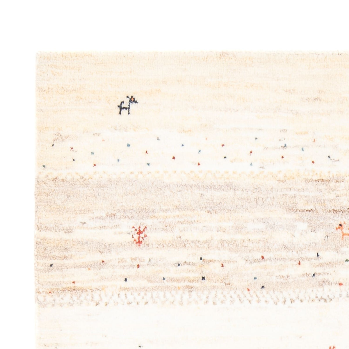 Gabbeh-matta - persisk - 160 x 107 cm - flerfärgad