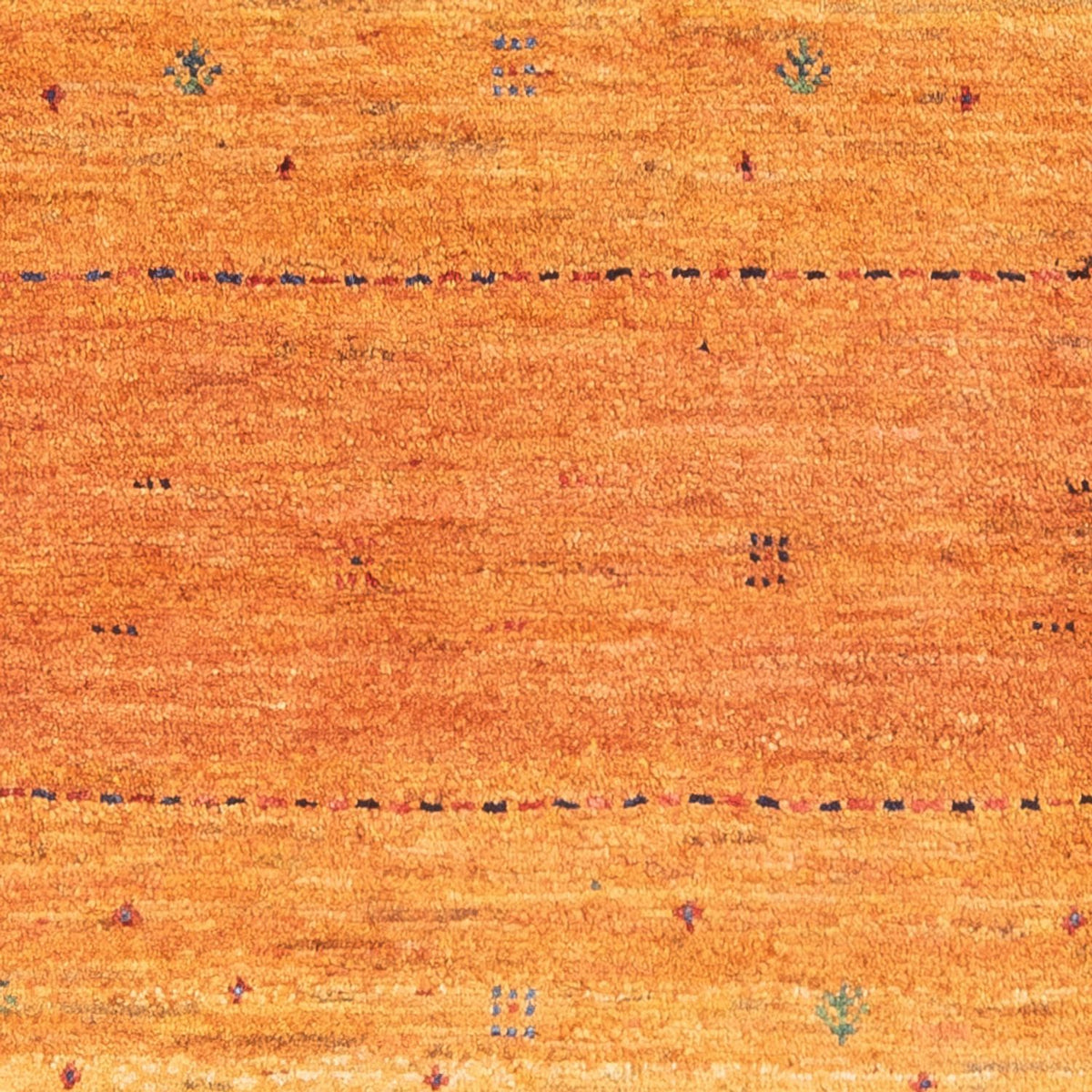 Gabbeh-matta - persisk - 142 x 98 cm - orange