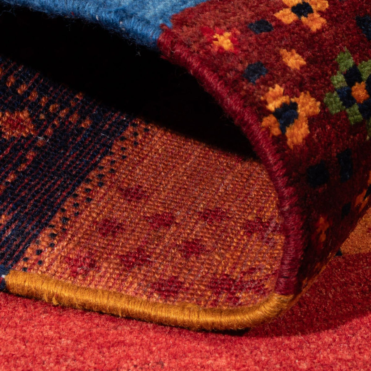 Gabbeh-matta - persisk - 192 x 134 cm - flerfärgad