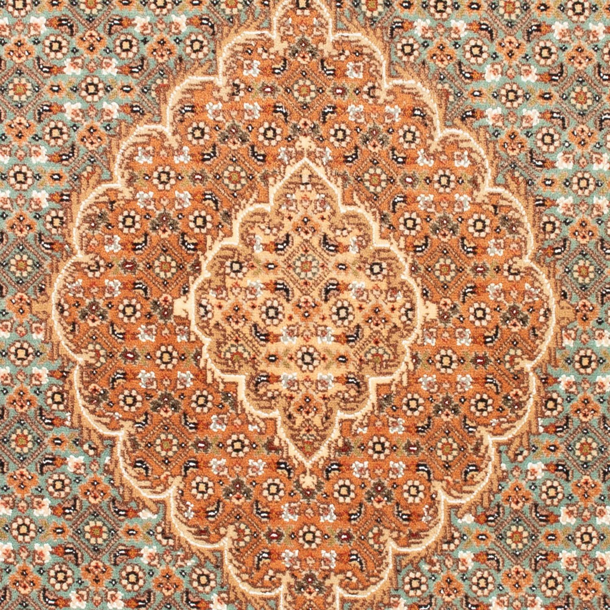Persisk matta - Tabriz - 118 x 82 cm - bensinblå