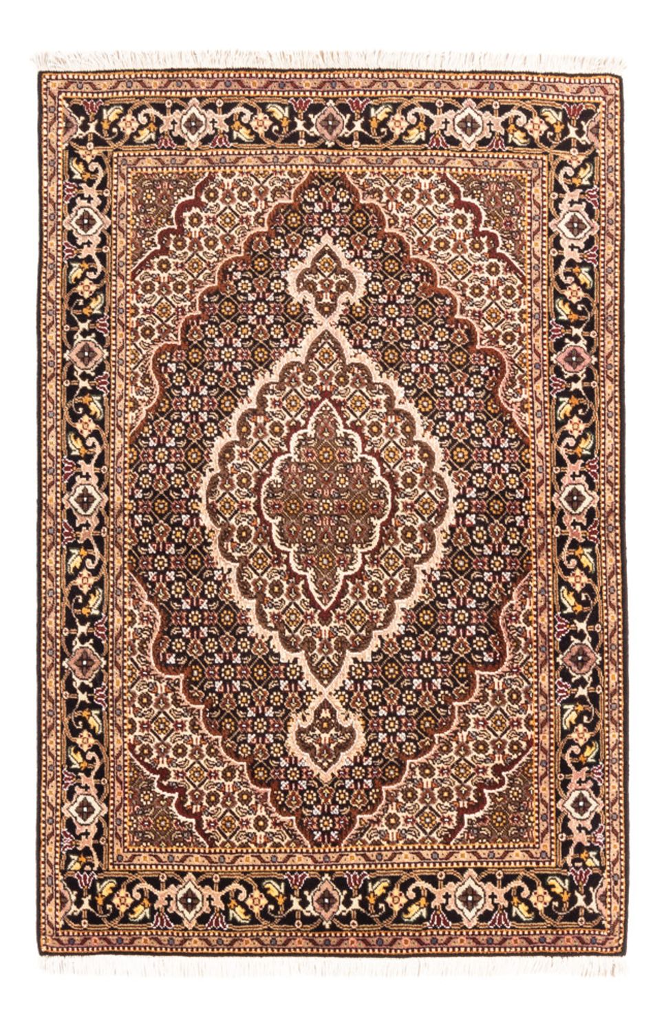 Persisk matta - Tabriz - Royal - 144 x 101 cm - mörkblå