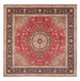 Persisk matta - Tabriz - Royal kvadrat  - 252 x 252 cm - röd