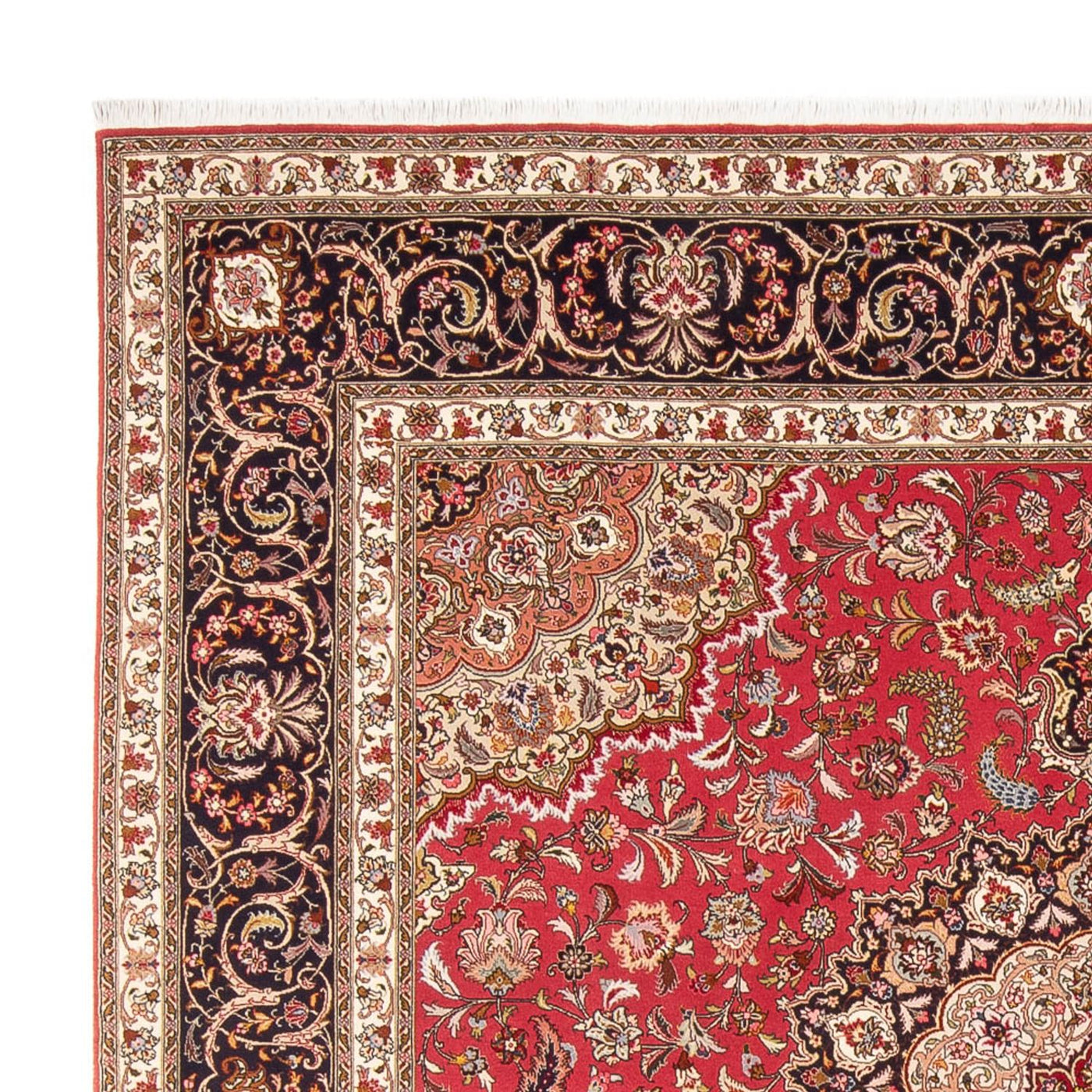 Persisk matta - Tabriz - Royal kvadrat  - 252 x 252 cm - röd