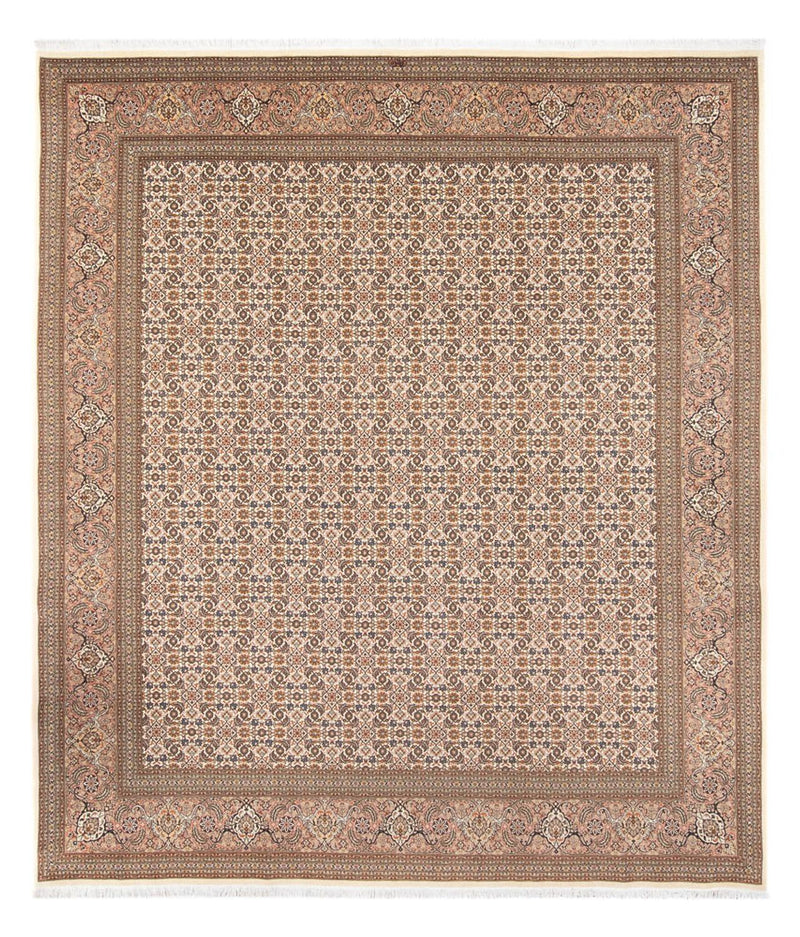Persisk matta - Tabriz - Royal - 290 x 253 cm - mörk beige