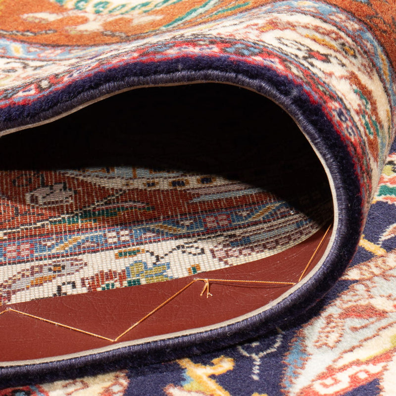 Persisk matta - Tabriz - 387 x 300 cm - mörkblå