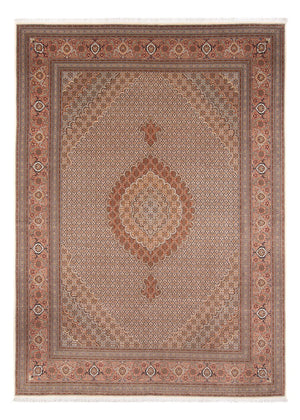 Persisk matta - Tabriz - 349 x 254 cm - ljusbrun
