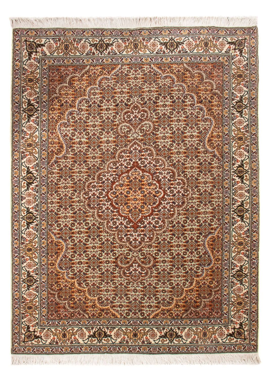 Persisk matta - Tabriz - Royal - 118 x 82 cm - grädde