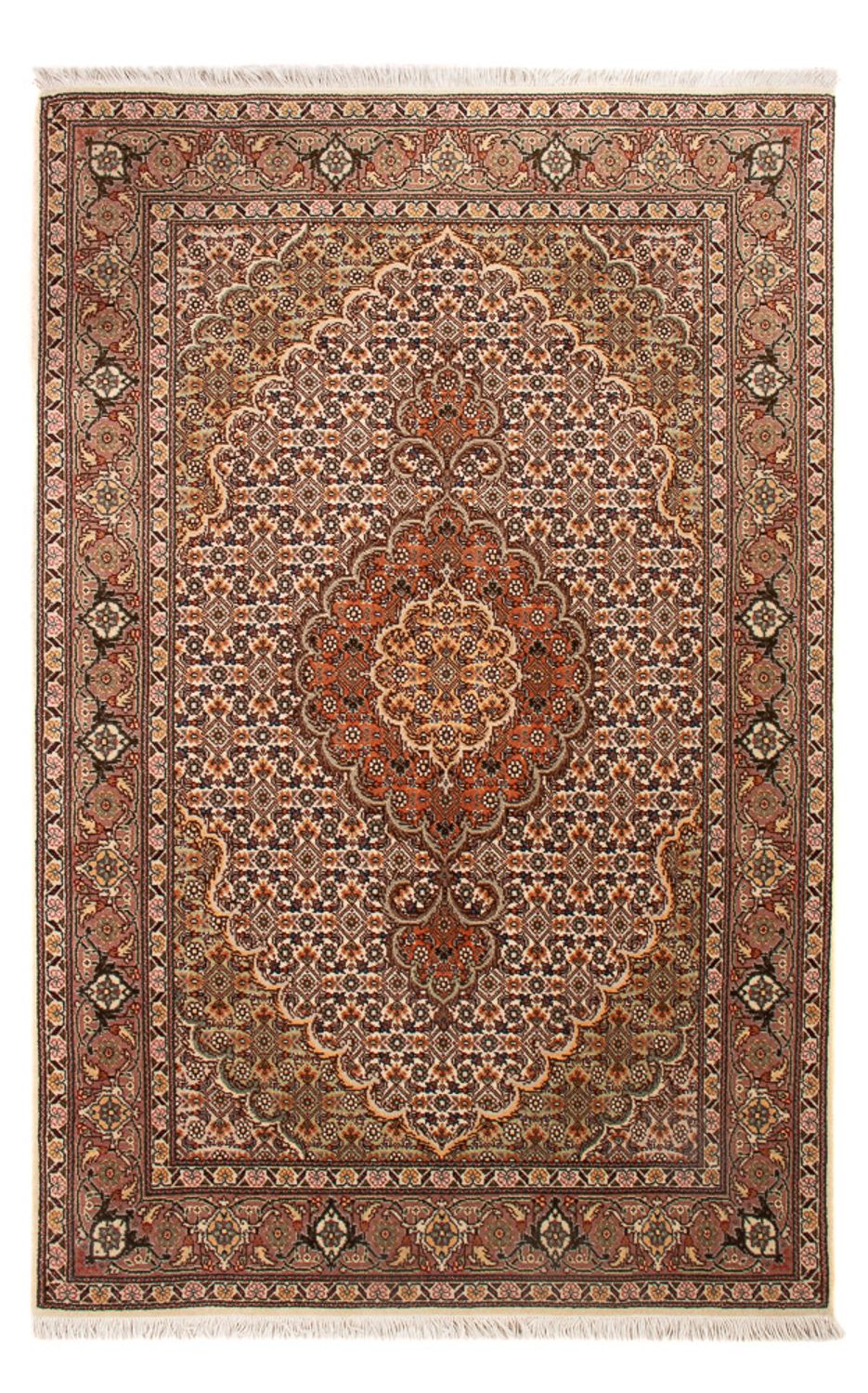 Persisk matta - Tabriz - Royal - 132 x 80 cm - grädde