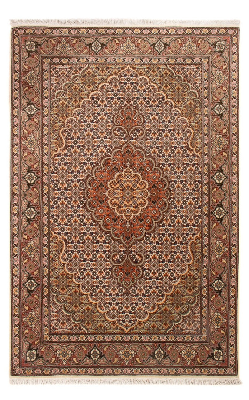 Persisk matta - Tabriz - Royal - 132 x 80 cm - grädde