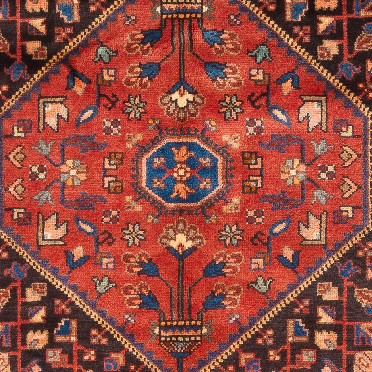 Persisk matta - Nomadic - 232 x 137 cm - mörkblå