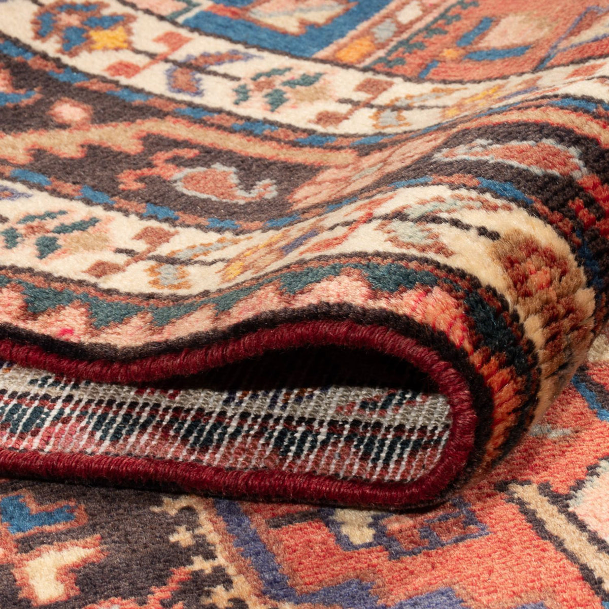 Persisk matta - Nomadic - 232 x 137 cm - mörkblå