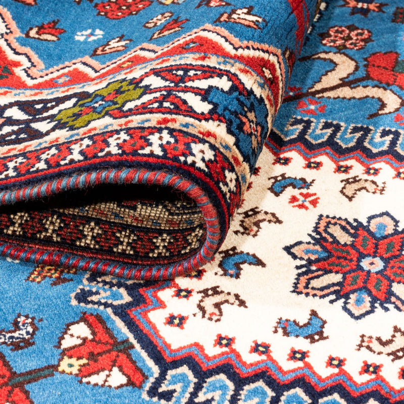 Runner Persisk matta - Nomadic - 197 x 82 cm - ljusblå