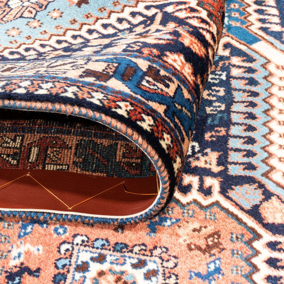 Runner Persisk matta - Nomadic - 185 x 80 cm - mörkblå