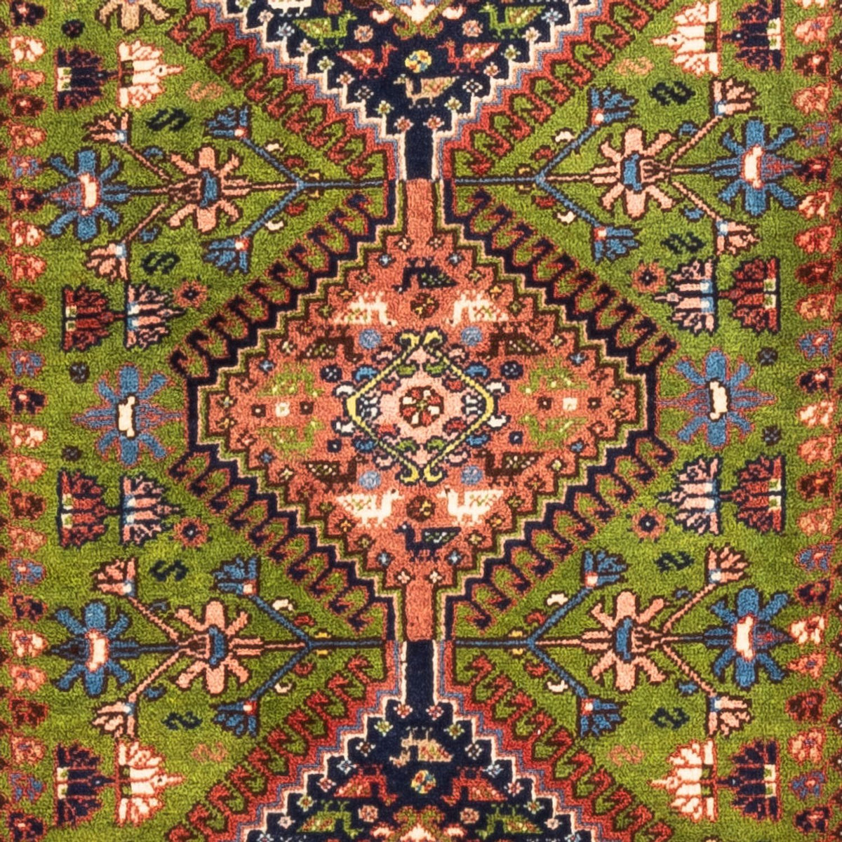 Runner Persisk matta - Nomadic - 193 x 82 cm - grön