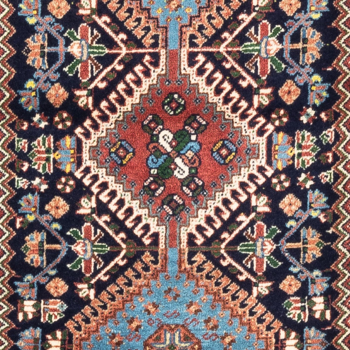 Runner Persisk matta - Nomadic - 200 x 83 cm - mörkblå