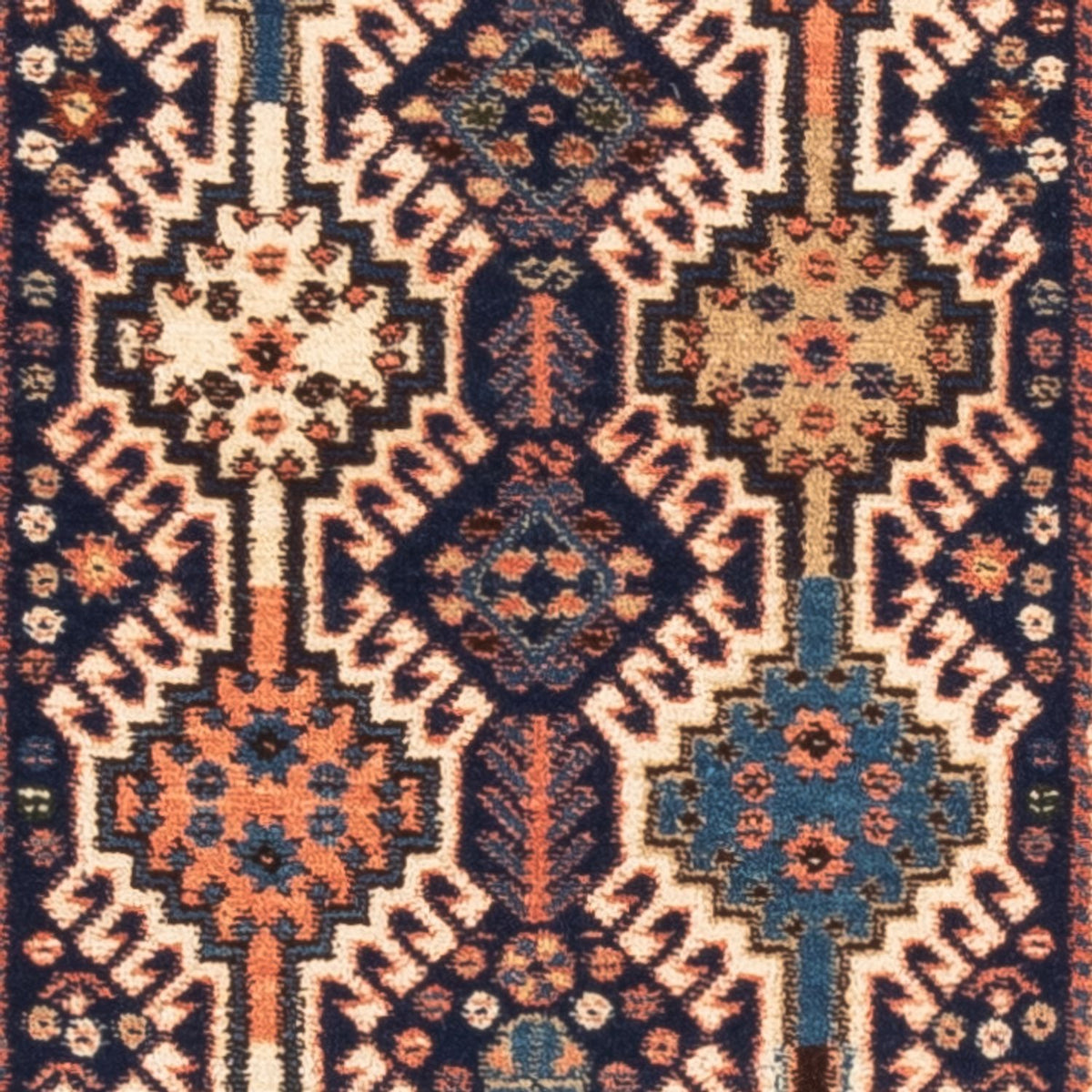 Runner Persisk matta - Nomadic - 140 x 50 cm - mörkblå