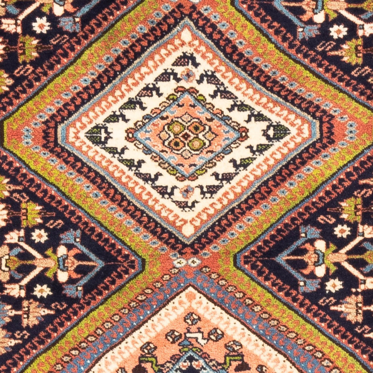 Runner Persisk matta - Nomadic - 198 x 80 cm - mörkblå