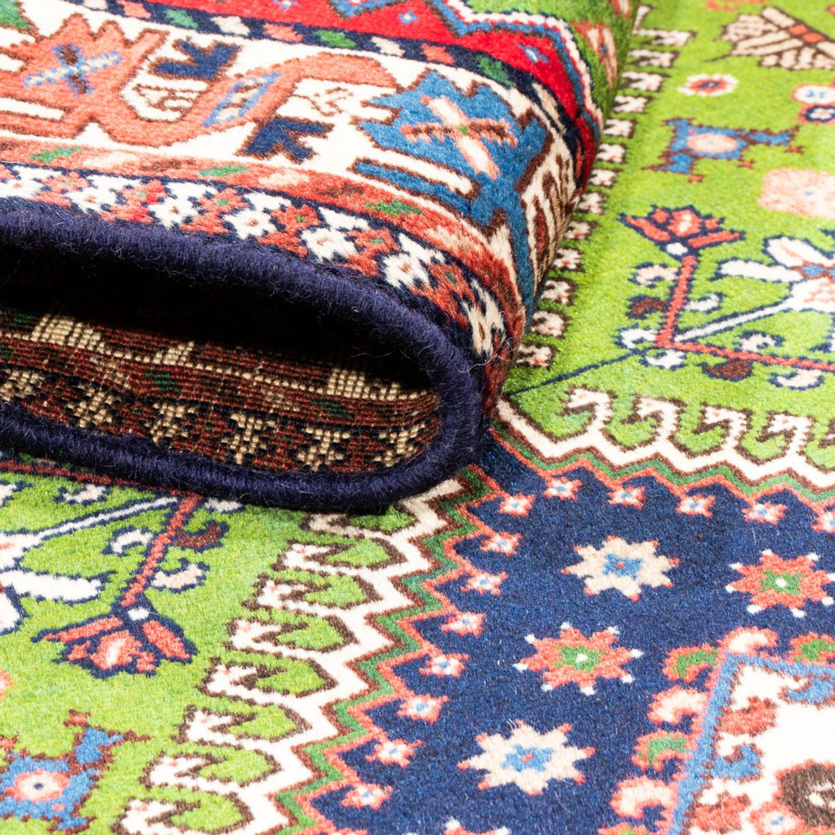 Runner Persisk matta - Nomadic - 212 x 80 cm - grön