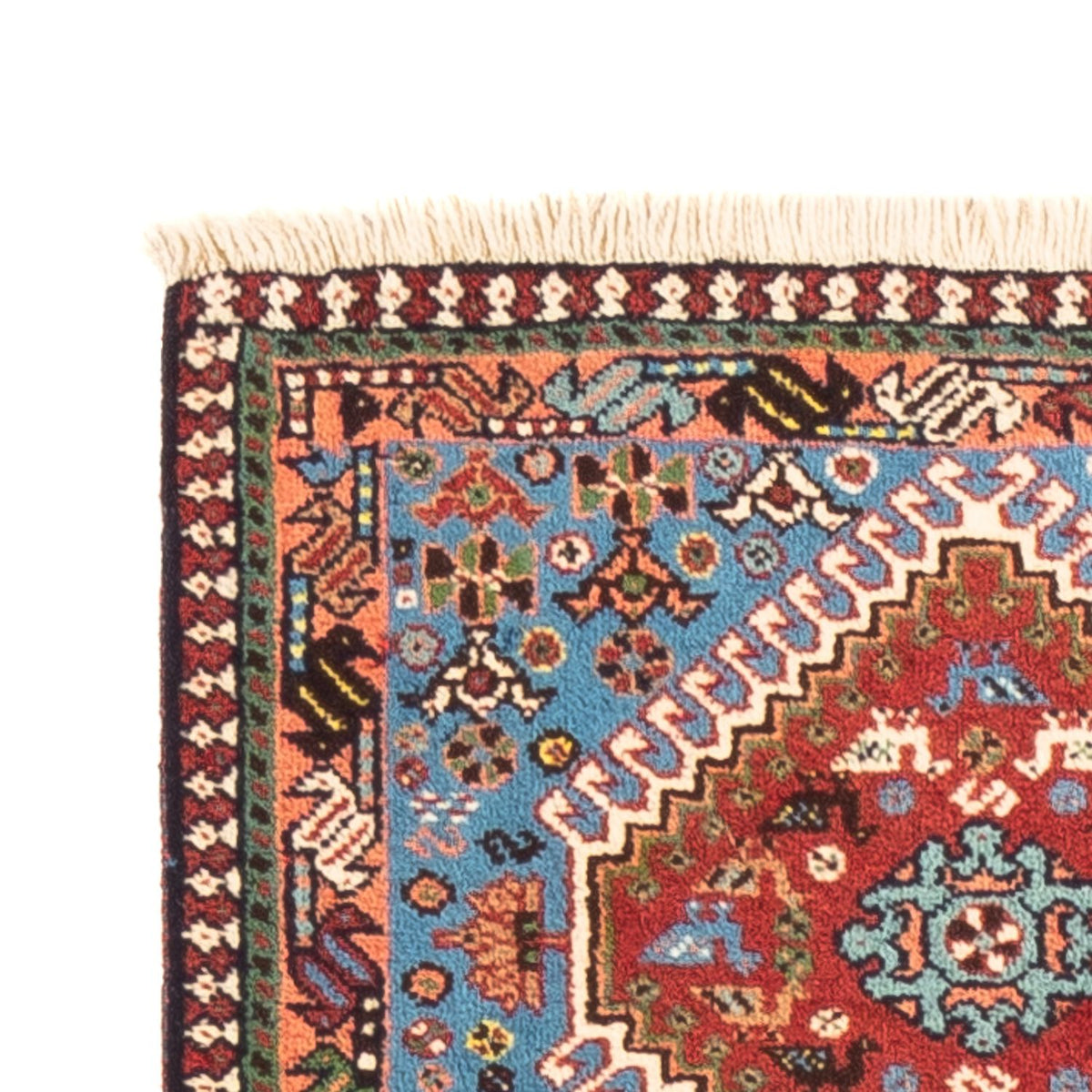 Runner Persisk matta - Nomadic - 200 x 60 cm - ljusblå